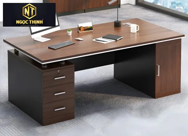 BÀN GỖ LÀM VIỆC V8N PHÒNG HIỆN ĐẠI - BLVVP013